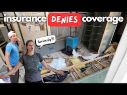 Our Biggest Renovation Emergency EVER | Insurance denies claim so we're doing it ourselves