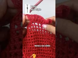 Como hacer un Punto alto triple #crochet #handmade #normaysustejidos