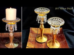 Easy DIY High End Pillar Candle Holders