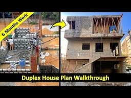 East-Facing 30x40 Duplex House Walkthrough (6 Months of Work Completed)