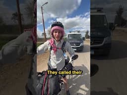 Police problems while cycling in Egypt