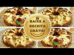 🎁Pão Rosca Trançada Decorada - EBOOK GRÁTIS NA DESCRIÇÃO!