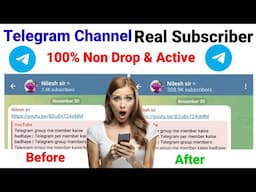 telegram channel par subscriber kaise badhaye / telegram channel par subscriber kaise badhaen