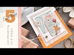 MAKE IT IN 5 EASY STEPS | Spellbinders - Simple Stories Say Cheese Classic Pooh | 006