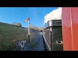 7820 'Dinmore Manor'  departs Whichcombe - GWSR - 30/12/24