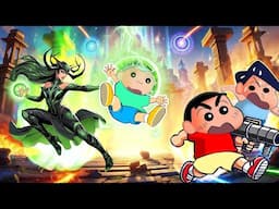 Hela Trying To Kill Shinchan And Friends In Indus Game 😱🔥 | Shinchan Playing Indus Battle royale 😂