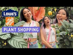 PHILODENDRON HAUL 🥰🛍️ Fun houseplant shopping at Lowe's and Home Depot in Southern California 😄