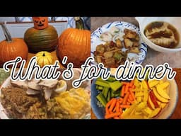 What's For Dinner//Large Family Dinners// Thanksgiving Edition