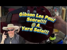 Gibson Les Paul Studio Scooped @ a Yard Sale!!!