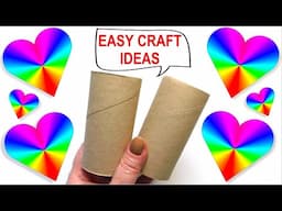 🌈 I Made Amazing DIY Decoration from Toilet Paper Rolls ♻️ Easy Recycling Craft Ideas for Everyone