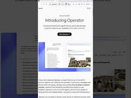 Operator - OpenAI's new AI personal assistant #ai