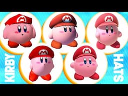 Smash Bros. Kirby Hats - A Visual History (N64, Melee, Brawl, Wii U, Ultimate)