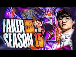 FAKER'S First Game of NEW SEASON and THIS HAPPENED... *PENTAKILL?*