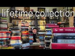 EVERY book I own from a lifetime of collecting books