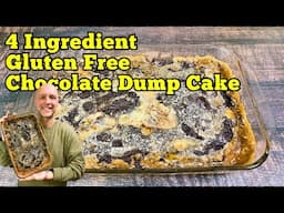 GLUTEN FREE 4 INGREDIENT CHOCOLATE DUMP CAKE