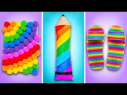 LIVE: Rainbow Crafts Extravaganza 🌈😍 20+ DIYs & Recipes You Must See!