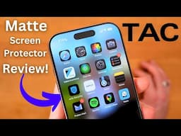 TAC Matte Screen Protector for iPhone 16 Pro REVIEW!