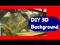 Aquarium DIY 3D Background (Cement Fish Tank Background)