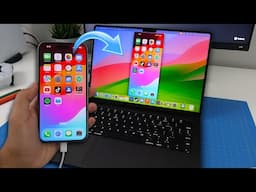 How to SCREEN MIRROR iPhone to MacBook (EASY METHOD)