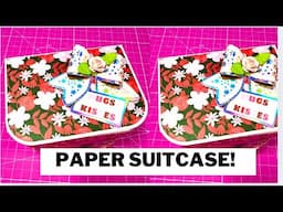 YOU MUST SEE THIS PAPER SUITCASE! CRAFT WITH ME! 🎀❤️🌸