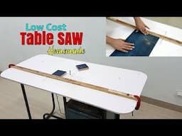 How to Make Low Budget Table Saw Machine at Home