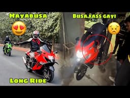 Hayabusa leke Long Ride par nikal gaye 😍 lekin ek badi dikat ho gayi 😣 Busa fass gayi darwaze mai