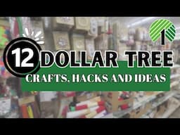 12 Favorite Dollar Tree DIY Crafts, Hacks and Ideas! Easy Craft Projects for Every Month of the Year