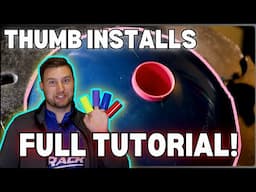 HOW TO INSTALL BOWLING THUMBS! | TURBO, JOPO, AND VISE!