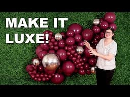 How to Make a LUXE Organic Balloon Garland!