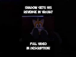 SHADOW TAKES HIS REVENGE IN VRCHAT! | Sonic The Hedgehog 3 | Funny Moments | ft @Tomotasauce