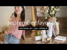 september favorites | tata harper, act+acre, violette_fr