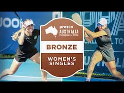 Andie Dikosevlivjic v Nicola Schoeman at the Proton Australia Pickleball Open