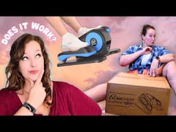 Is the Ancheer under desk elliptical worth it? An honest review // 7 day challenge