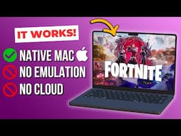 How to play REAL NATIVE Fortnite on Mac! No cloud or emulation