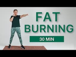 30 min STANDING FAT BURNING WORKOUT /  Full Body Cardio /  HIIT 🔥 / Home workout