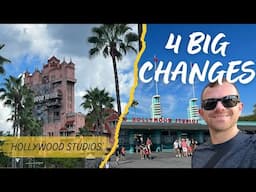 4 BIG CHANGES at Disney's Hollywood Studios