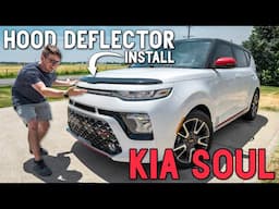 How To Install A Bug/Hood Deflector On A 2020 & Newer (Gen 3) Kia Soul!