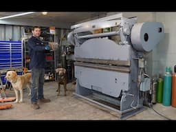 Setting up a 25 ton press brake