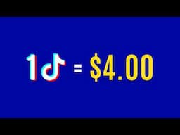 Earn $4.00 PER TIKTOK VIDEO Watched - Make Money Online