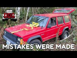 Free Jeep Safari - Crashing Through Trees, Building Trails With My 1996 Jeep Cherokee's Front Bumper