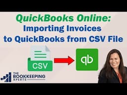 Import Invoices to Quickbooks from a CSV File