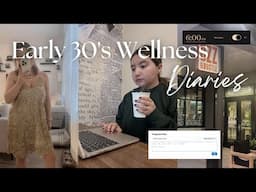 Early 30's wellness diaries | productive day balancing work and personal life, murder mystery party