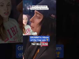 Why is Billie Eilish crying at the Grammys?