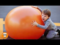 Wow! Funny Babies Problems with Big Balloons #2 - Funny Baby Videos || Just Funniest