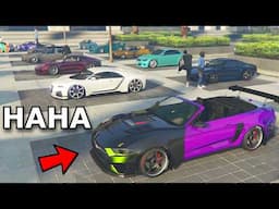 We Copied A Random Freemode Car And Came To A Car Meet... GTA Online