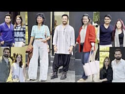 Aamir Khan, Kajol, Kiran Rao, Sachin Tendulkar, Ira Khan, Zaheer Khan, Irfan At Loveyapa Screening