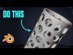 Cut Holes in Blender Like a Pro - Hard Surface Modeling Tutorial