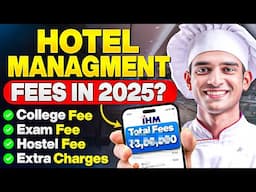 Hotel Management Fees in 2025| Total Hotel Management Course Fees|Hotel Management fees Structure|