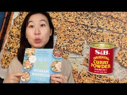 HEALTHY SNACKS! Easy & Delicious Japanese Curry Flavor Millet Seed Crackers