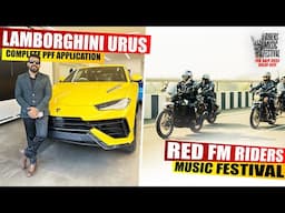 Lamborghini Urus complete PPF application 😍| Red FM Riders Music Festival 🤩